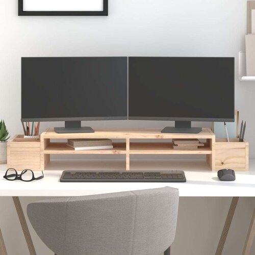  Za monitor 100 x 27 5 x 15 cm od masivne borovine Slike