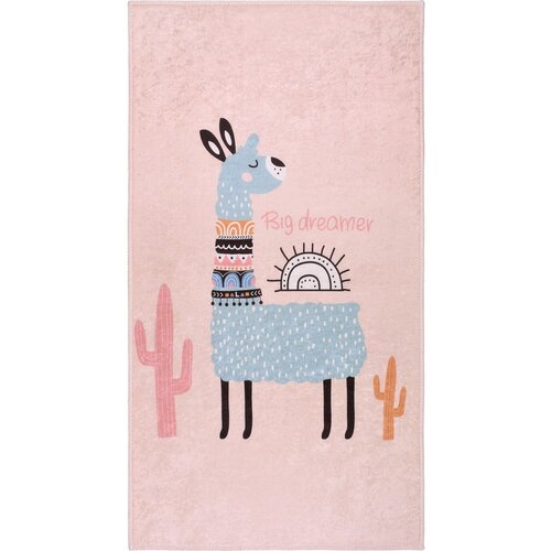Vitaus Ružičasti periv dječji tepih 80x120 cm Big Dreamer Camel – Cijene