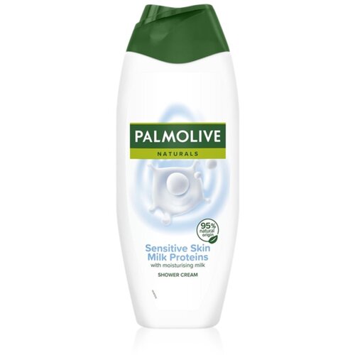 Palmolive Naturals Milk Proteins kremasti gel za tu&amp;scaron;iranje s mliječnim proteinom 500 ml Slike