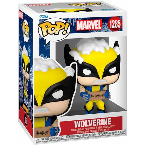 Funko pop! Marvel: Holiday - Wolverine z znakom - zbirateljska vinilna figura - ideja za darilo - uradno blago - igrače za otroke in odrasle - filmi oboževalci - modelna številka za zbiratel, (20838252)