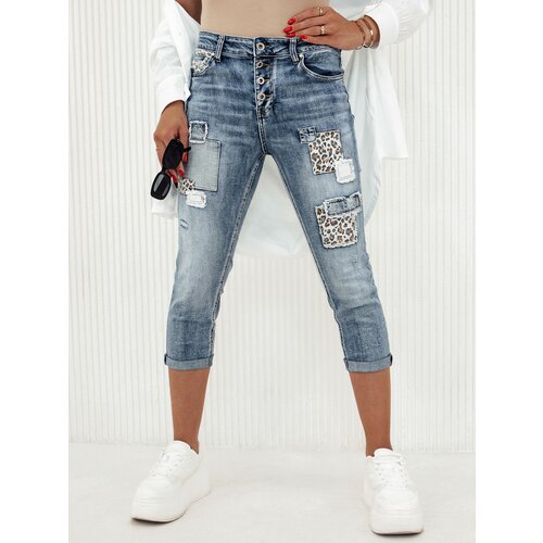DStreet Spodnie damskie jeansowe JEANSGLOW niebieskie Cene