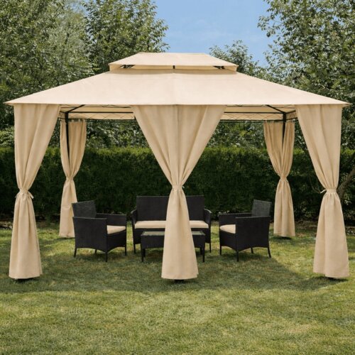 Tenda gazebo Aurelia 4x3x2.7m sa zavesama Cene