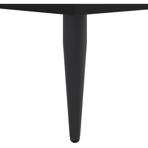  Okvir za krevet crni 90x200 cm konstruirano drvo Slike