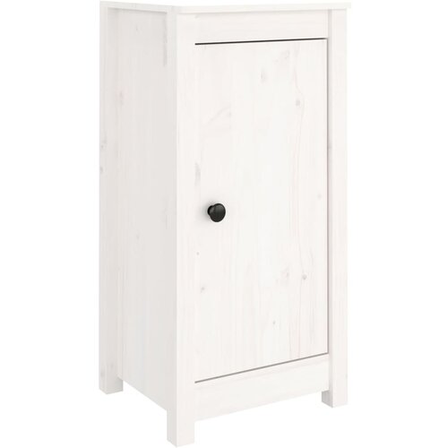 vidaXL Komoda bela 40x35x80 cm trdna borovina, (20778094) Cene