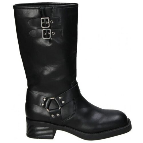 BUONAROTTI Škornji BOTAS S-2508 MODA JOVEN NEGRO Črna Cene