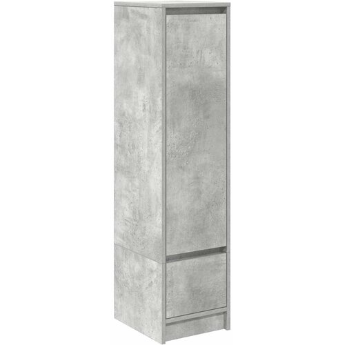  Visoka ploča beton siva 29,5x34x119,5 cm izrađeno drvo Slike