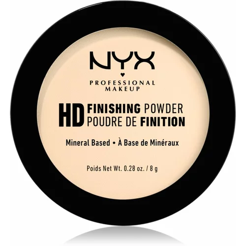 NYX Professional Makeup High Definition Finishing Powder puder v prahu 8 g odtenek 02 Banana