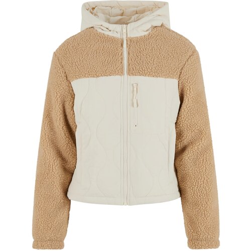 Urban Classics Women&amp;#039;s jacket Sherpa Crinkle Nylon Mix beige/cream Slike