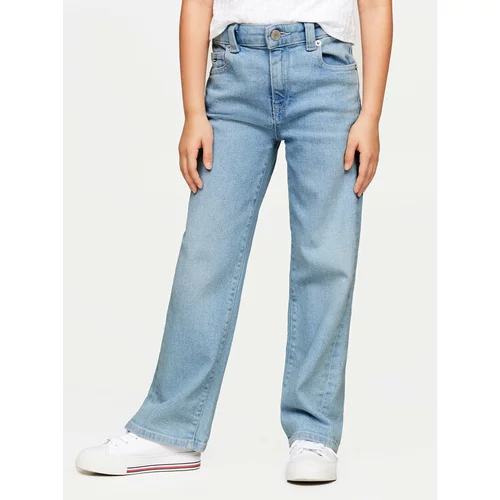 Tommy Hilfiger Jeans hlače KG0KG07844 Modra Straight Fit