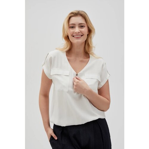 Marisse Women's Shirt L-Ko-4606 Off White Cene