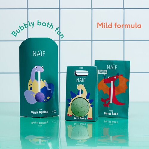 Naif Kids Bath Bombs bomba za kupanje za djecu 3x40 g Slike