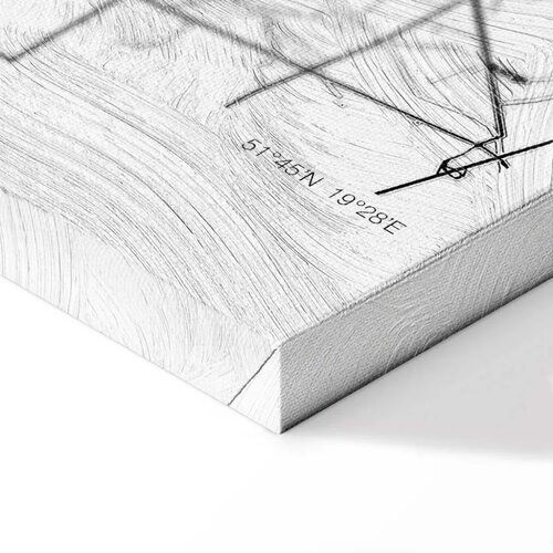  Slika - City Plan: Lodz (1 Part) Vertical 80x120 Premium Print Slike