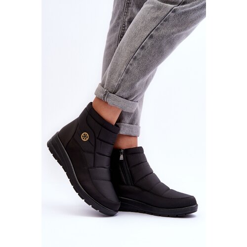 EVENTO Women's Insulated Snow Boots Black Helis Cene