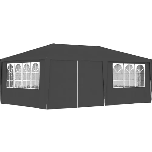  Profesionalni šator za zabave 4 x 6 m antracit 90 g/m²