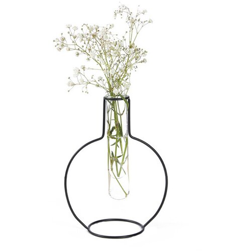 Balvi Gifts Vaza - Round Silhouette, Black, 19 cm Cene