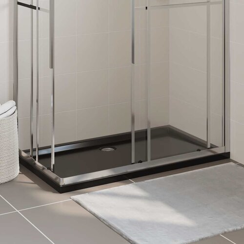  Pravokutna tu&scaron;-kada ABS crna 70 x 120 cm Cijene
