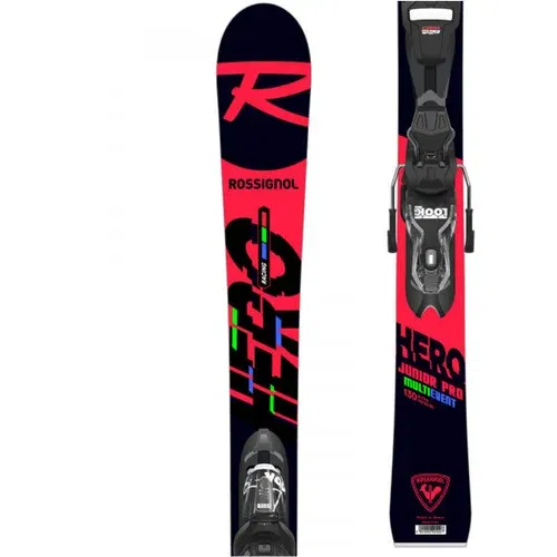 Rossignol HERO JR MULTI-EVENT+XPRESS 7 GW Junior skije za spust, crna, veličina