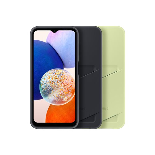 Samsung maska sa slotom za karticu za A14, crna Slike
