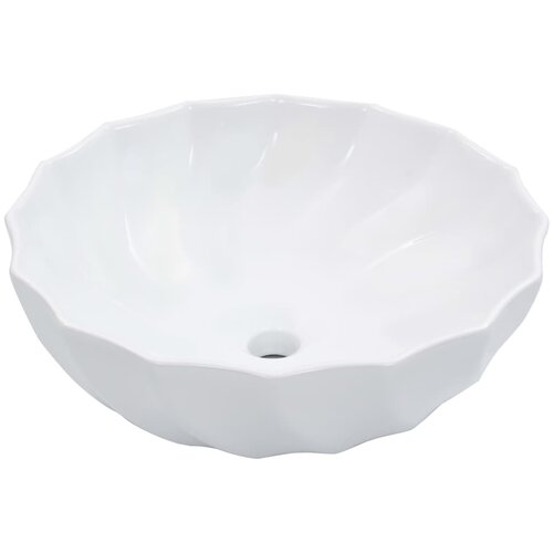 The Living Store Umivalnik 46x17 cm keramičen bel - Umivalnik, (21750068) Cene
