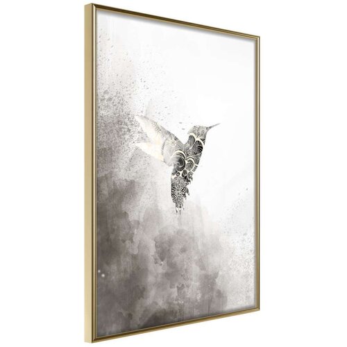  Poster - Hummingbird in Shades of Grey 20x30 Cijene