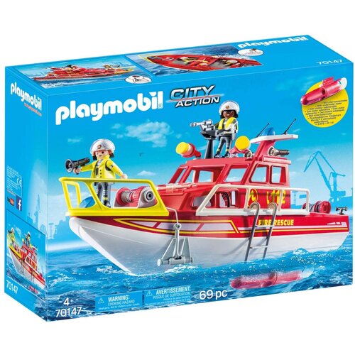 Playmobil FIREFIGHTERS gasilski reševalni čoln 70147, (20392064) Cene