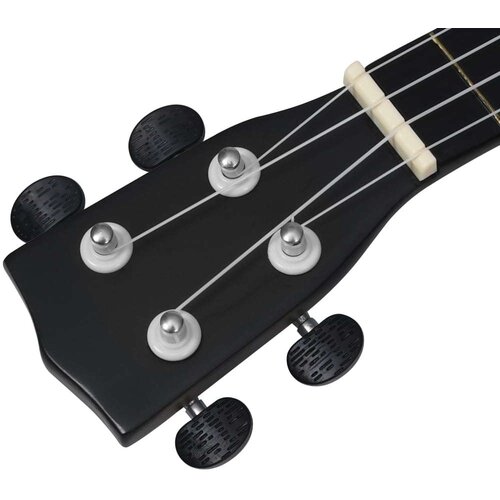 VidaXL Set dječjeg ukulelea Soprano s torbom crni 23 &amp;quot; Slike