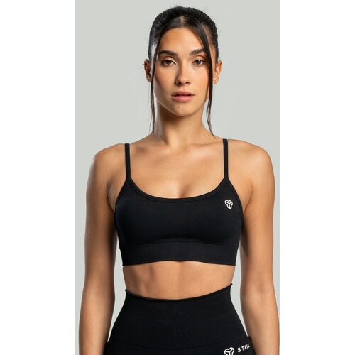 STRIX Sportski grudnjak Seamless String Black Slike