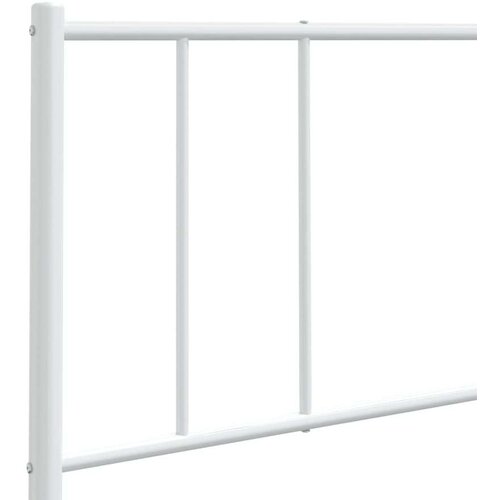  Metalno uzglavlje bijelo 135 cm Slike
