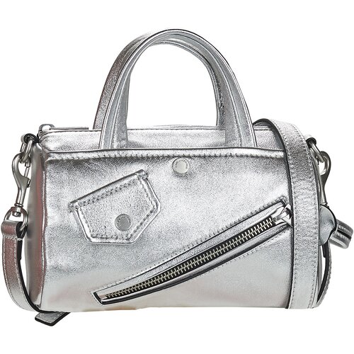 Karl Lagerfeld K/BIKER SM CROSSBODY Srebrna Slike