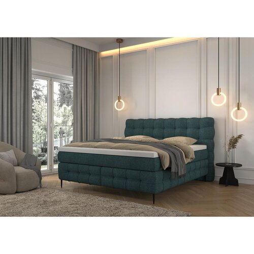 Premium Living Postelja Boxspring Scarlett, Turkizna, 160x200 Slike