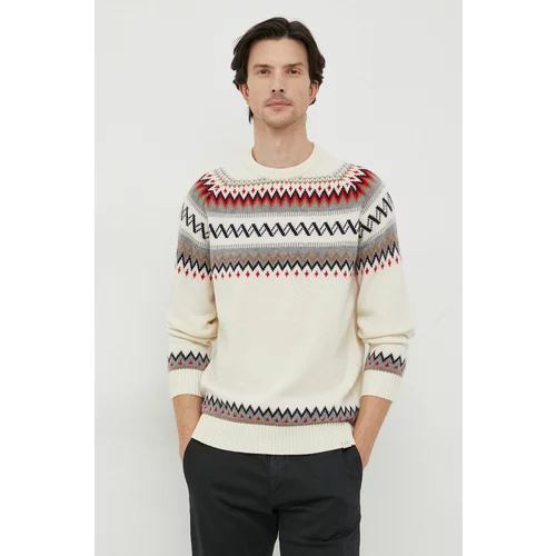 Liu Jo Vuneni pulover za muškarce, boja: bež