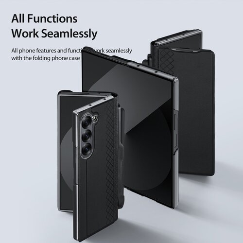 Dux ducis BRIL torbica s držačem za olovku za SAMSUNG GALAXY Z Fold 6 - crna Slike