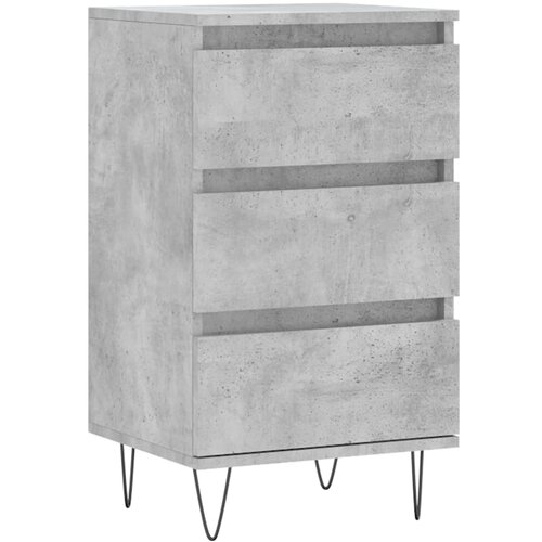 Maison Chic Komoda - Predalnik betonsko siva 40x35x70 cm inženirski les, (21722708) Slike