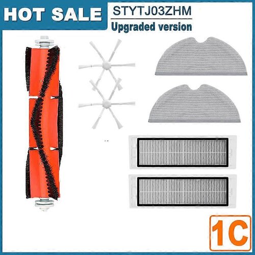 INORCO Glavna stranska krtaa HEPA filter Mop krpa za Xiaomi Mijia1C 2C 1TSTYTJ02Z Dream F9 robotski sesalnik Glavna stranska krtaa HEPA filter, (21983383) Slike