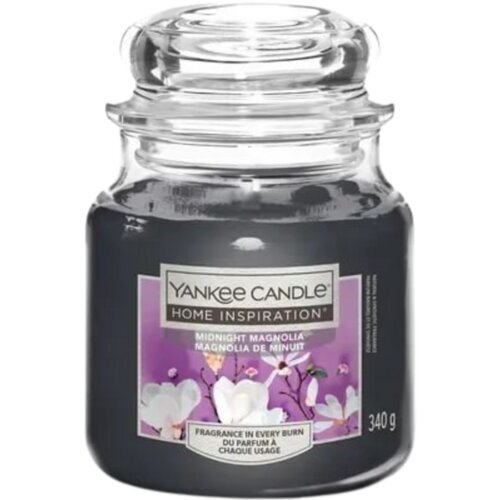 Yankee Candle Home Inspiration sveča v kozarcu Midnight Magnolia - Medium Cene