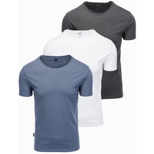 Ombre Men's plain t-shirt - mix 3 Cene