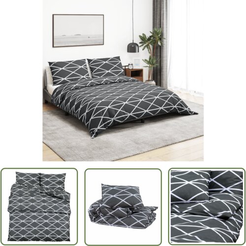 The Living Store Posteljnina siva 140x200 cm bombaž - Komplet Prevlek Za Odejo, (21743854) Slike
