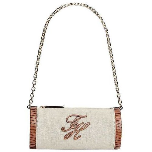 Tommy Hilfiger Torbice za na ramo Th Elev Summ Chain Bag Canvas Bež Cene