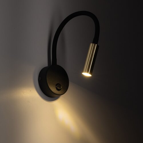  LED zidna lampa LAGOS 1xG9/3W/230V crna/zlatna Slike