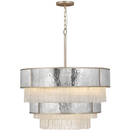 Quintiesse Hinkley Reverie Valjasta viseča stropna svetilka, šampanjsko zlata, (22098462) Cene