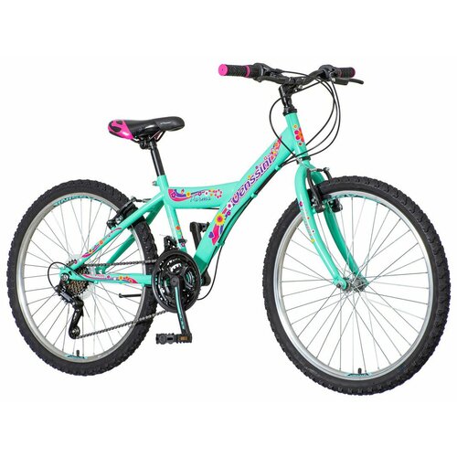 Venssini bicikl za devojčice PAM247 24"/13" menta Cene