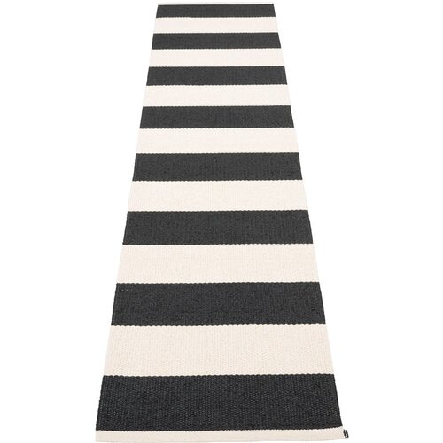 Pappelina črno-bel zunanji in notranji tekač 70x300 cm bob black vanilla – Cene