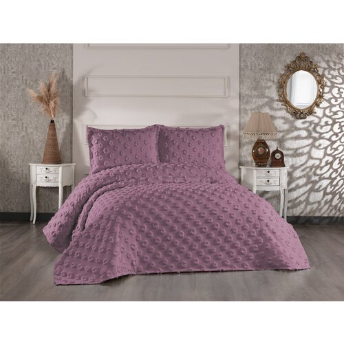  hayal - dusty rose dusty rose double bedspread set Cene