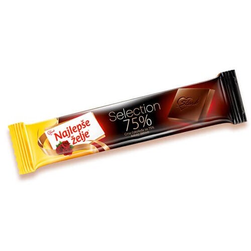 Stark najlepše želje crna čokolada, 75% kakao, 30g Cene