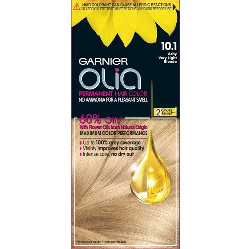 Garnier barva za lase - Olia Permanent Hair Color - 10.1 Very Light Ash Blonde
