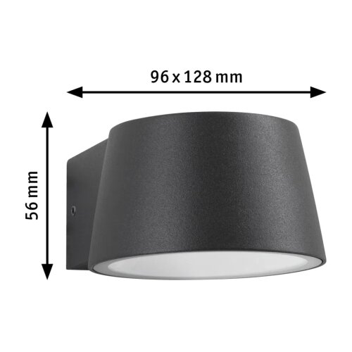 PAULMANN 94713 - LED/6W IP44 spolja&amp;scaron;nja zidna lampa CAPERA 230V Slike