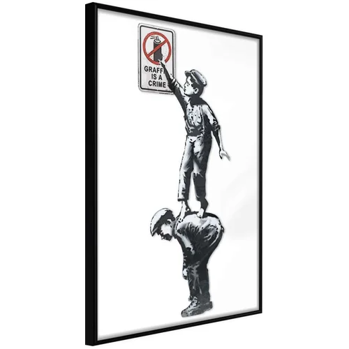  Poster - Banksy: Graffiti Is a Crime 40x60