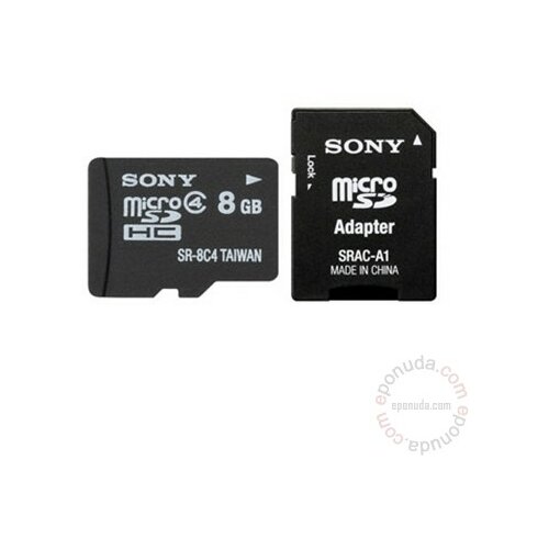 Sony SR8A4 MicroSDHC 8GB memorijska kartica Slike