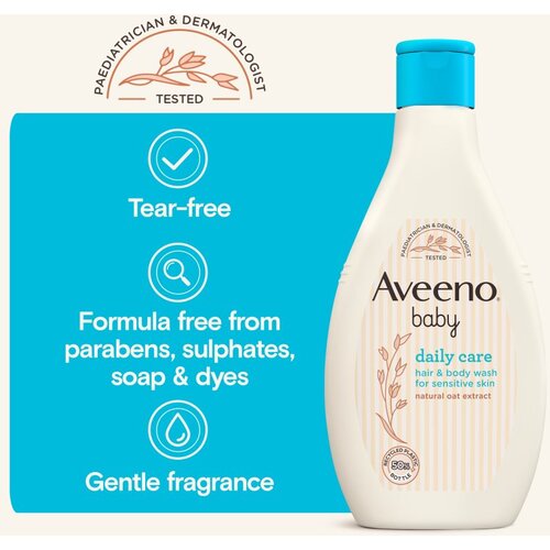 Aveeno Baby Daily Care gel za prhanje in kopanje za otroke 400 ml Slike