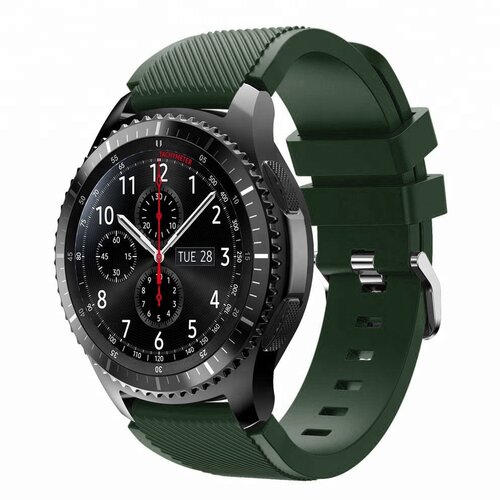 Cadorabo tpu zapestni pas z zapiranjem kovine 22 mm, združljivo s samsung galaxy gear S3/Gear 2 v green - nadomestni trak za huawei watch gt za watch, (20616060) Cene